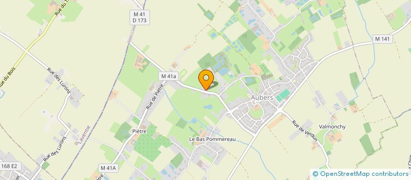 localisation de l'entreprise SCI REAL à AUBERS