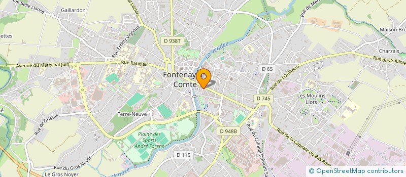 localisation de l'entreprise SCI REAL  FONTENAY-LE-COMTE