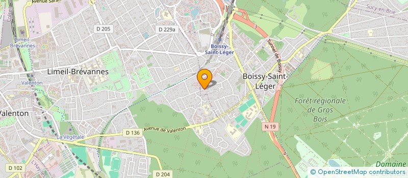 localisation de l'entreprise SCI REAL à BOISSY-SAINT-LEGER