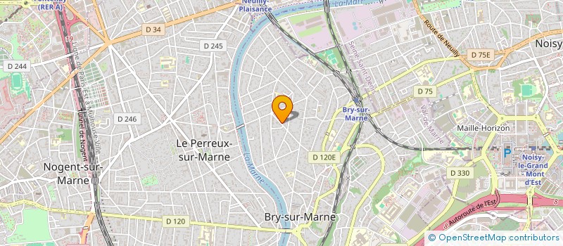 localisation de l'entreprise SCI REAL  BRY-SUR-MARNE