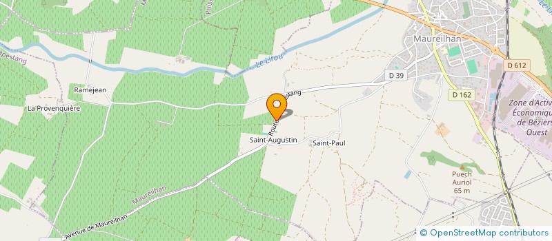 localisation de l'entreprise SCI REAL  MAUREILHAN