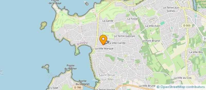 localisation de l'entreprise SCI REAL BRIAC  SAINT-BRIAC-SUR-MER