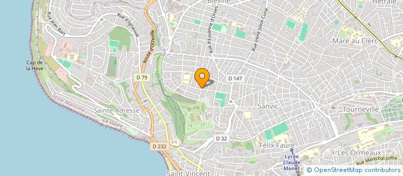 localisation de l'entreprise SCI REAL ERIC ET BRUNO  LE HAVRE