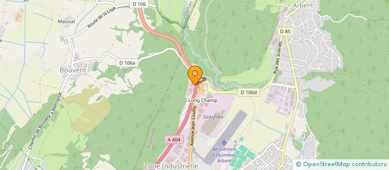 localisation de l'entreprise SCI REAL IMMO à ARBENT