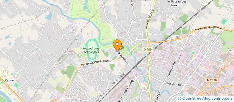 localisation de l'entreprise SCI REALCORO  MONTAUBAN