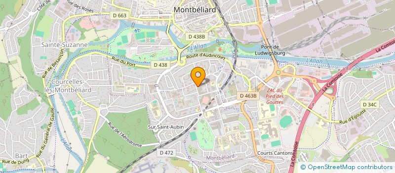 localisation de l'entreprise SCI REALICE à MONTBELIARD