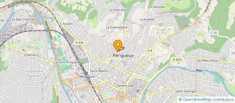localisation de l'entreprise SCI REALISATION INVESTISSEMENT MANAG. AD à PERIGUEUX
