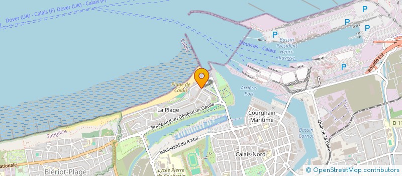 localisation de l'entreprise SCI REALITE  CALAIS