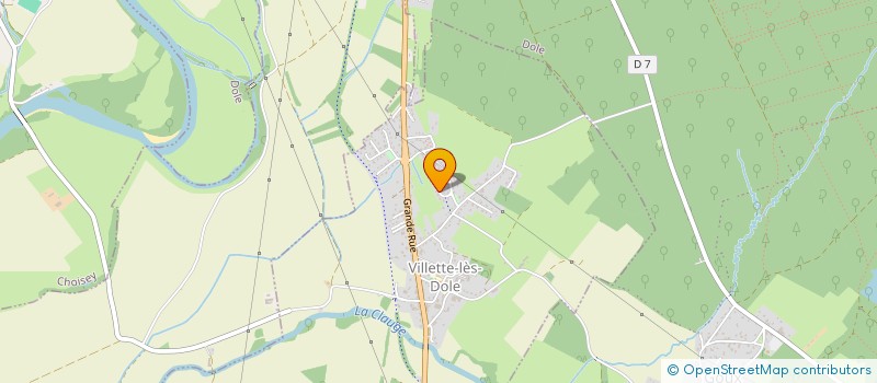 localisation de l'entreprise SCI REALITES IMMOBILIERES  VILLETTE-LES-DOLE