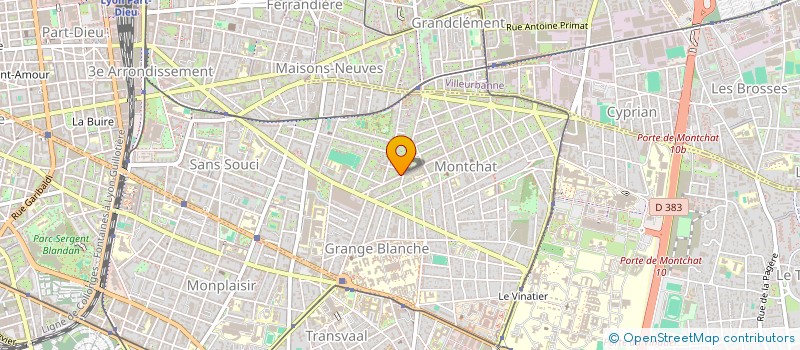 localisation de l'entreprise SCI REALYON 59  LYON