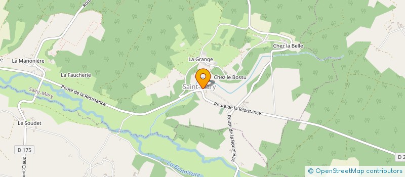 localisation de l'entreprise SCI REANDGO à SAINT-MARY