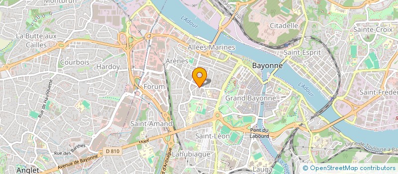 localisation de l'entreprise SCI REANT à BAYONNE