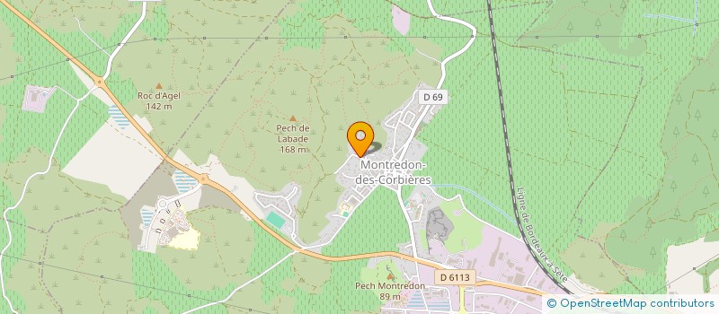 localisation de l'entreprise SCI REASEM  MONTREDON-DES-CORBIERES