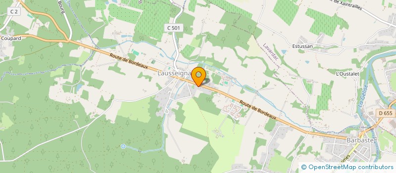 localisation de l'entreprise SCI REAU  BARBASTE