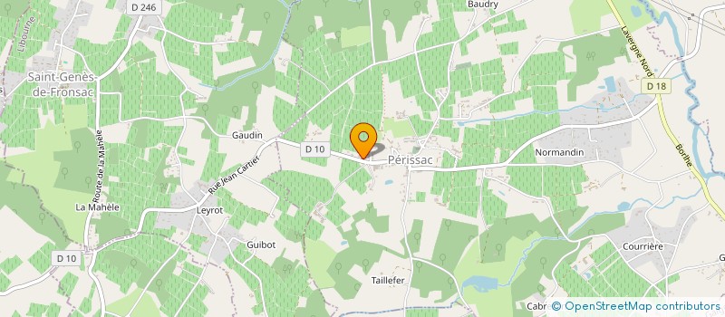 localisation de l'entreprise SCI REAUD  PERISSAC