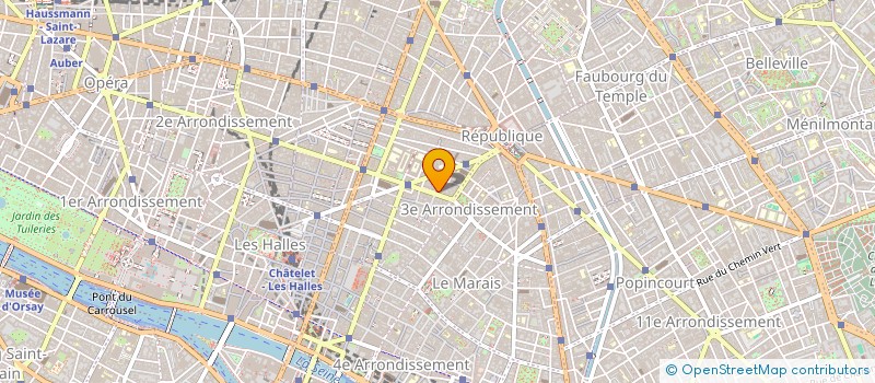 localisation de l'entreprise SCI REAUMUR 22  PARIS