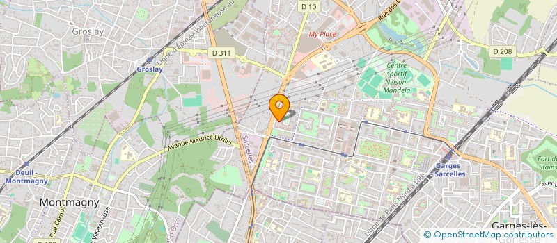 localisation de l'entreprise SCI REAUMUR 33 à SARCELLES