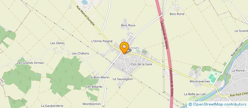 localisation de l'entreprise SCI REAVEC à PANNES