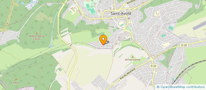 localisation de l'entreprise SCI REB  SAINT-AVOLD