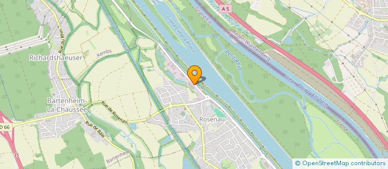 localisation de l'entreprise SCI REBA  ROSENAU