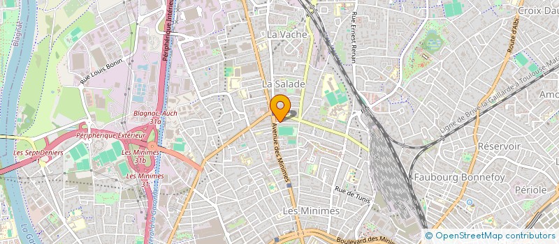 localisation de l'entreprise SCI REBANE à TOULOUSE