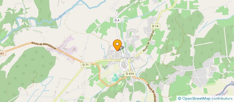 localisation de l'entreprise SCI REBATICOL  GRIGNAN