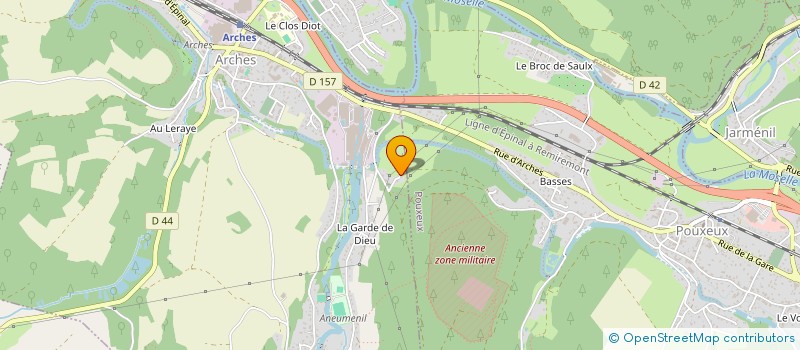 localisation de l'entreprise SCI REBEAUMONT  ARCHES