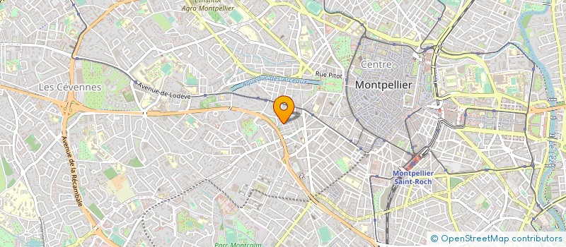 localisation de l'entreprise SCI REBECA à MONTPELLIER