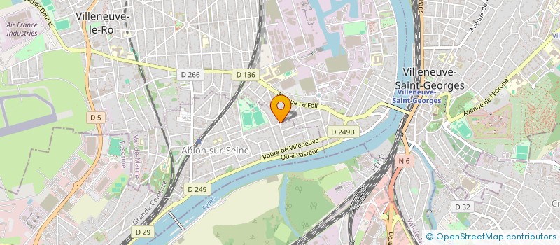 localisation de l'entreprise SCI REBELO-LOPES  ABLON-SUR-SEINE