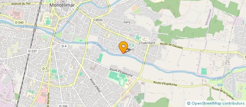 localisation de l'entreprise SCI REBEQUE à MONTELIMAR
