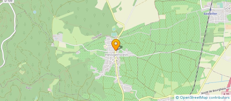 localisation de l'entreprise SCI REBERG 67  BERNARDVILLE