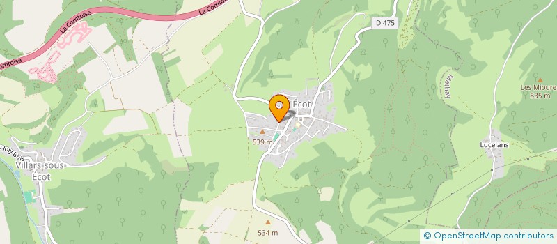 localisation de l'entreprise SCI REBILLOT  ECOT