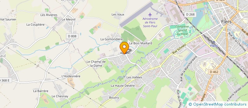 localisation de l'entreprise SCI REBION à LA LANDE PATRY