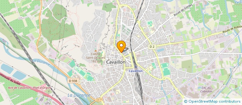 localisation de l'entreprise SCI REBOUCO  CAVAILLON