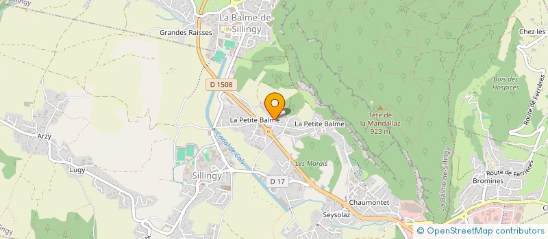 localisation de l'entreprise SCI REBOUL IMMO  SILLINGY