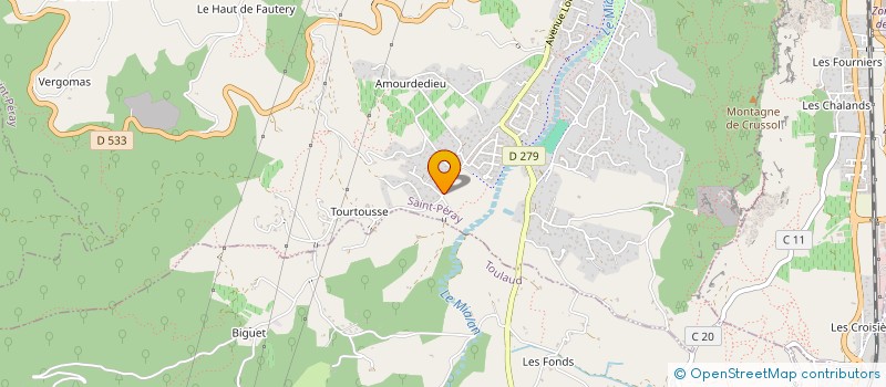 localisation de l'entreprise SCI REBOULETJ  SAINT-PERAY