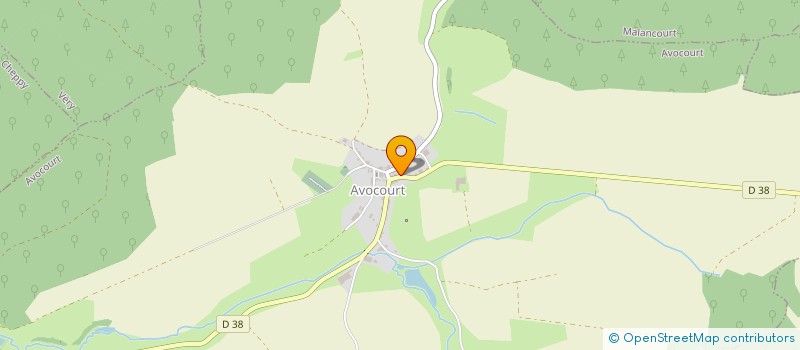 localisation de l'entreprise SCI REBRAY à AVOCOURT
