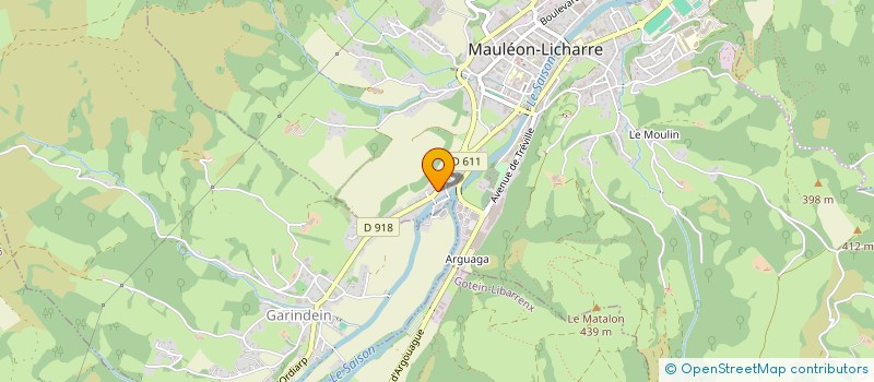 localisation de l'entreprise SCI REBRE  MAULEON-LICHARRE