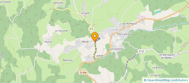 localisation de l'entreprise SCI RECAB  LURIECQ