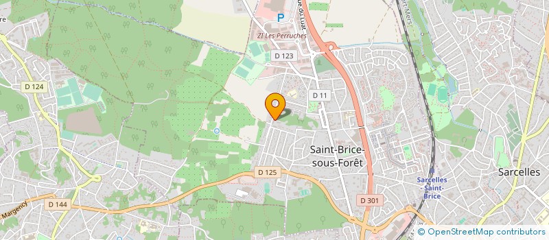 localisation de l'entreprise SCI RECAMIER 2 à ST BRICE SOUS FORET