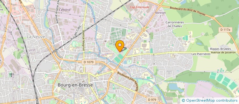 localisation de l'entreprise SCI RECAMIER INVESTISSEMENTS à BOURG-EN-BRESSE