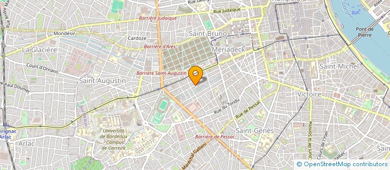 localisation de l'entreprise SCI RECANTOU  BORDEAUX