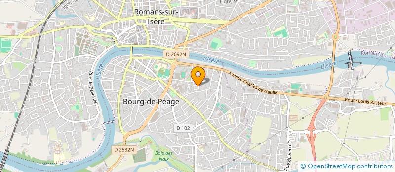 localisation de l'entreprise SCI RECCOLE LGM  BOURG-DE-PEAGE