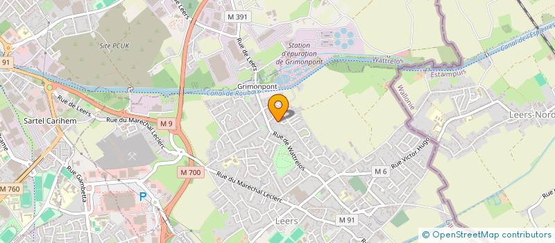 localisation de l'entreprise SCI RECHAM  LEERS