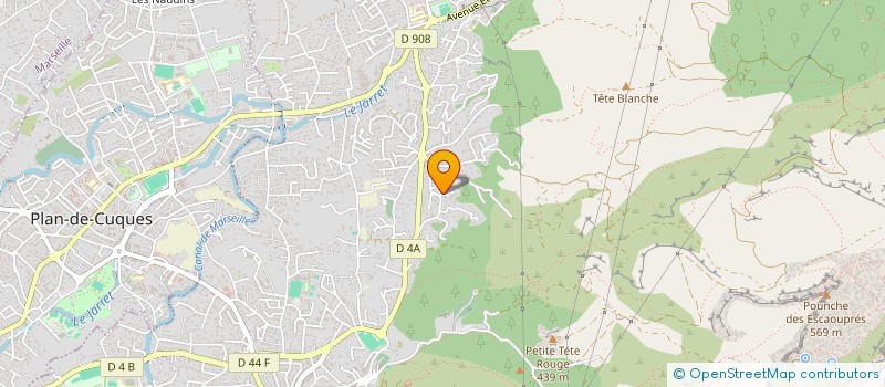 localisation de l'entreprise SCI RECHANT  ALLAUCH