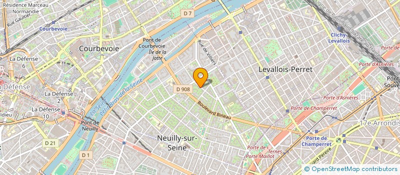 localisation de l'entreprise SCI RECOLETA à NEUILLY-SUR-SEINE