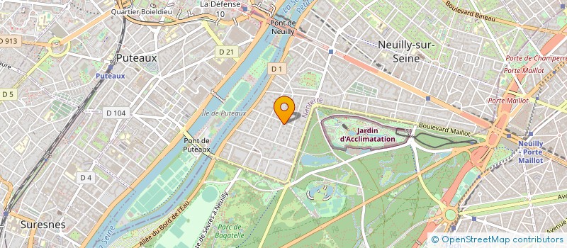 localisation de l'entreprise SCI RECOLETA à NEUILLY-SUR-SEINE