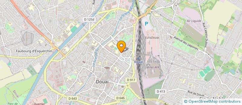 localisation de l'entreprise SCI RECONNEXION & CO  DOUAI