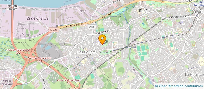 localisation de l'entreprise SCI RECOUVRANCE à BOUGUENAIS