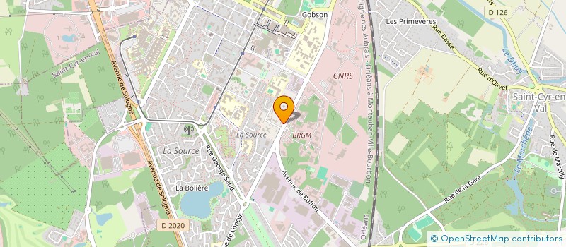 localisation de l'entreprise SCI RECOUVRANCE à ORLEANS